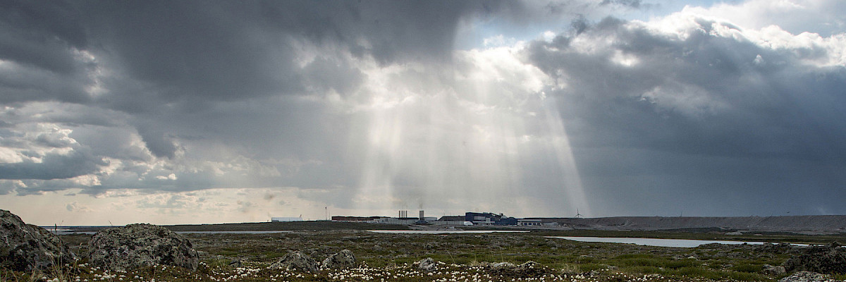 Diavik Diamond Mine in the Northwest Territories, Canada. © Photograph: Sarah Lockwood/Diavik Diamond Mine. Diavik Diamond Mine in the Northwest Territories, Canada.